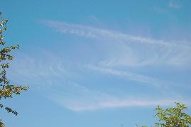 Federartige Ausweitung von knstl. erzeugten Cirrenwolken