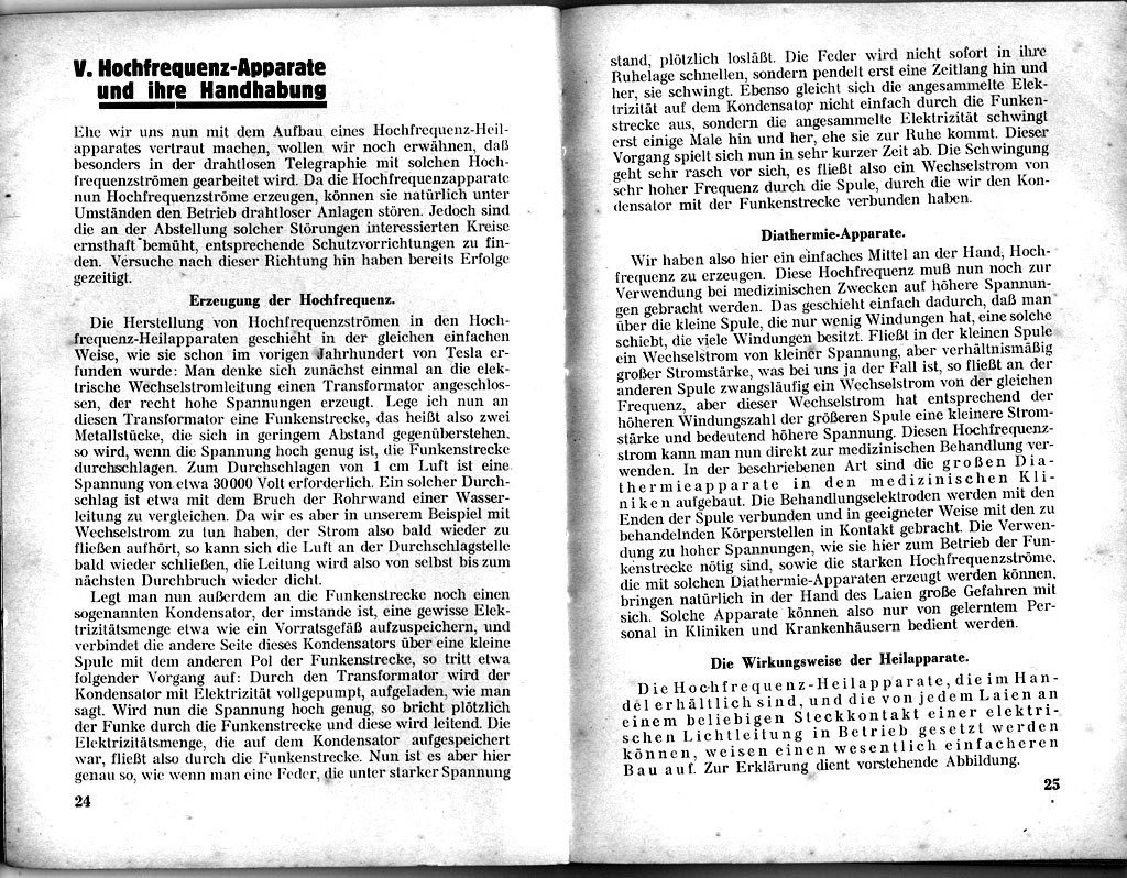 'Hochfrequenz fr Kranke und Gesunde - ein rztl. Ratgeber (1928)'