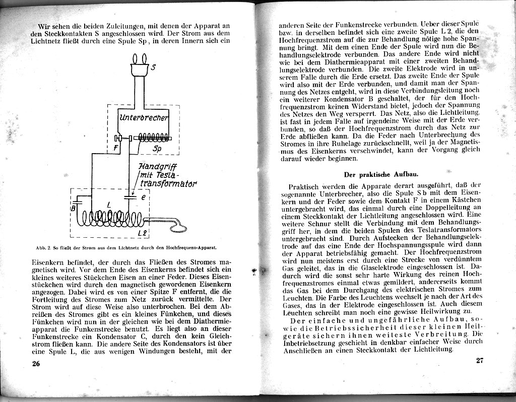 'Hochfrequenz fr Kranke und Gesunde - ein rztl. Ratgeber (1928)'