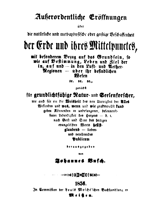 Titelblatt 1. Auflage 1856